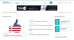 Desktop Screenshot of cphi-online.com