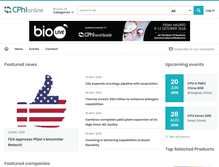 Tablet Screenshot of cphi-online.com